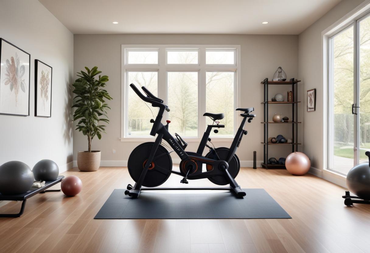 Hitta din perfekta motionscykel XXL för hemmaträning illustration