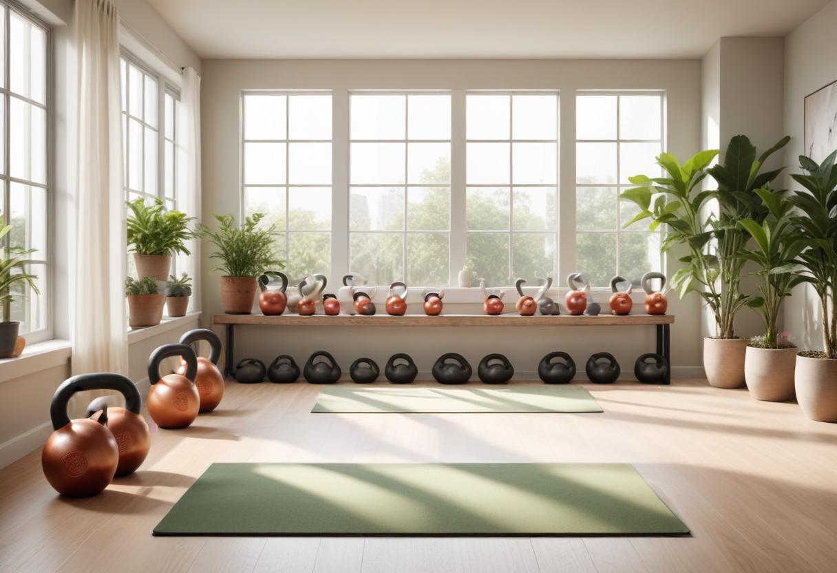 Kettlebells från Rusta – en rolig väg till träning hemma! illustration